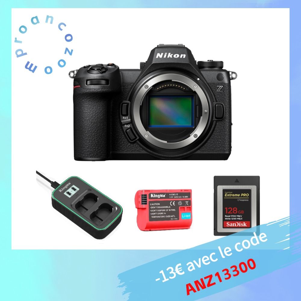 Nikon Z6 III + Kingma - vue 2