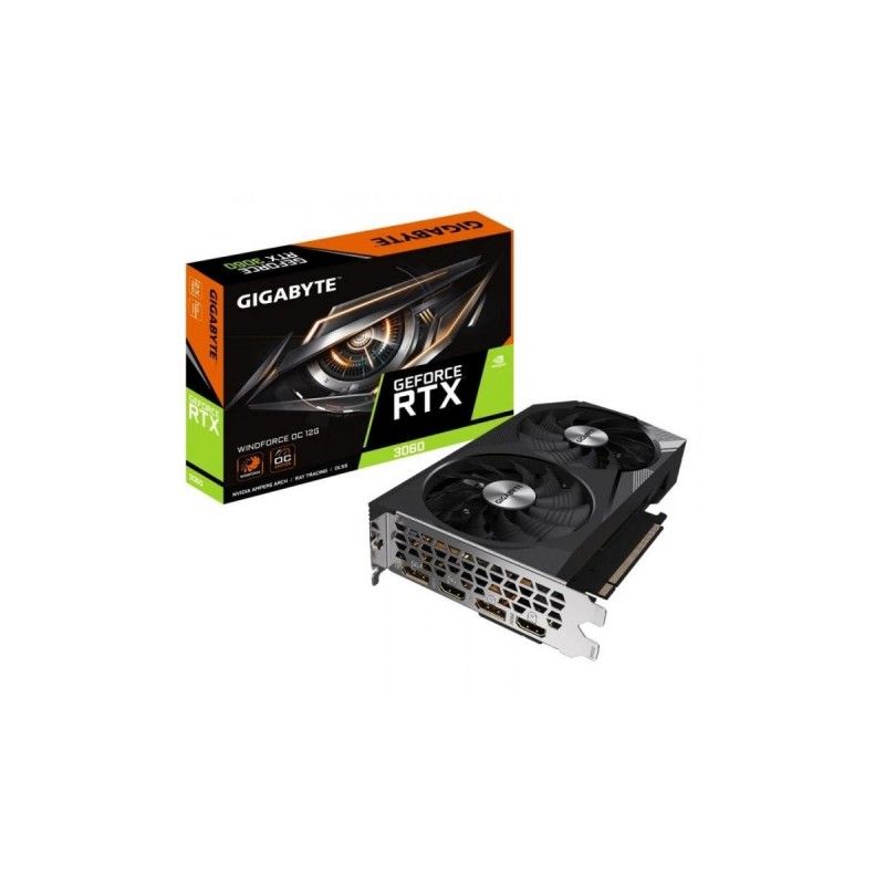 GIGABYTE RTX 3060 Windforce OC 12G NVIDIA GeForce RTX 3060 12 Go GDDR6 Neuf - vue 4