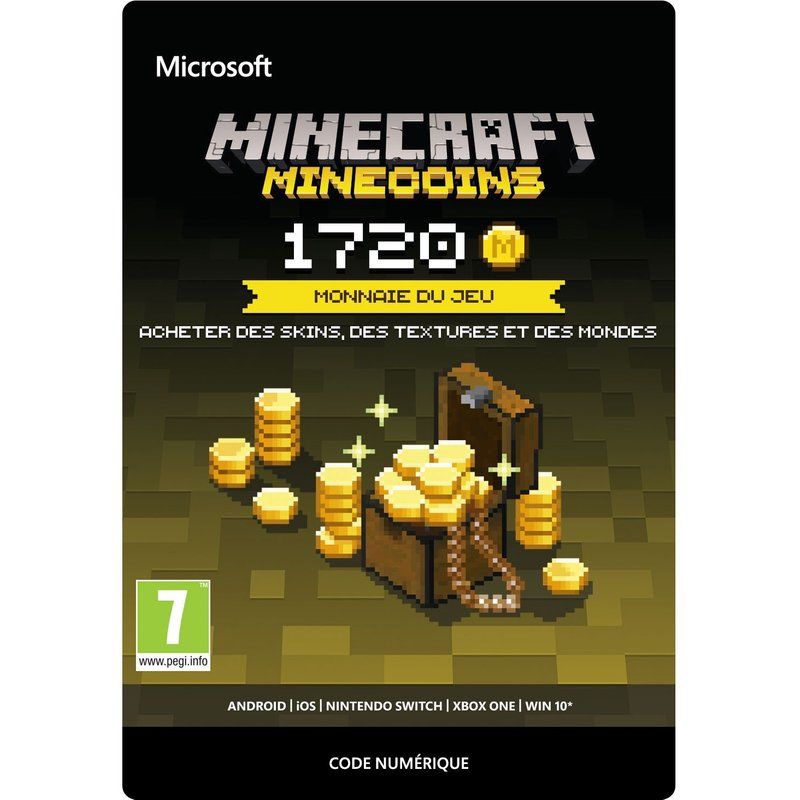 Minecraft: Pack de 1720 Minecoins Code de Téléchargement - vue 2