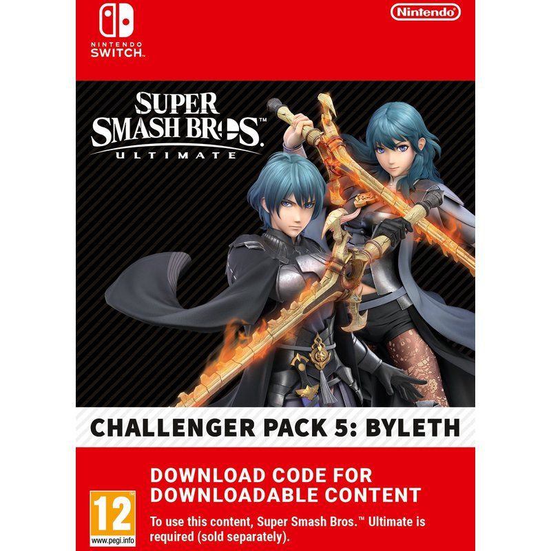 Code de téléchargement extension DLC Nintendo Switch Super Smash Bros Ultimate Set de combat 5 Byleth - vue 2