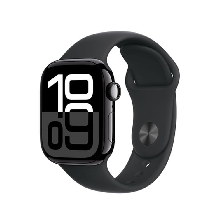 Apple Watch Series 10 Gps - Boîtier Aluminium 42 Mm Finition Noir De Jais - Taille S/M