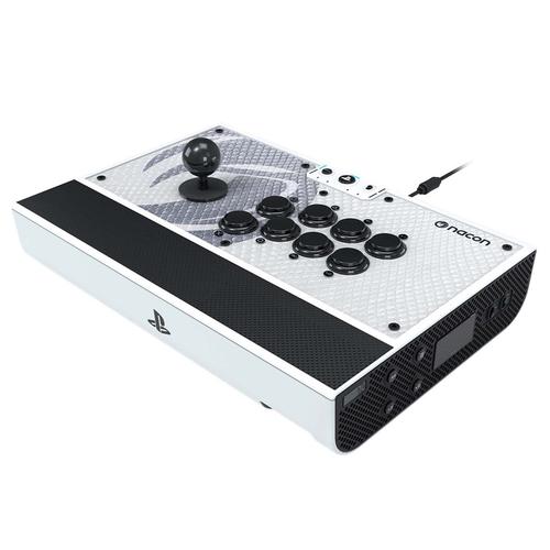 Arcade Stick Licencié Sony Ps5 - Compatible Ps4 Et Pc - Joystick Et Boutons D'Actions Sanwa
