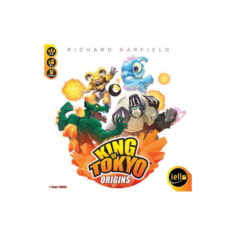 Jeu d'ambiance Iello King of Tokyo Origins - vue 2