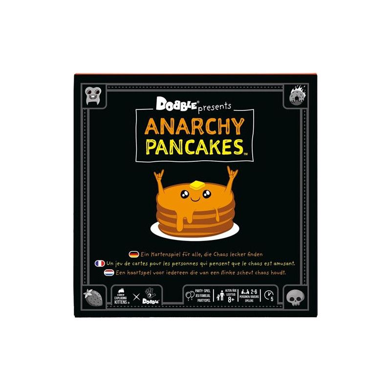 Jeu d'ambiance Asmodee Dobble Anarchy Pancakes - vue 4