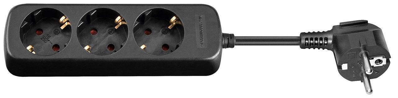 MicroConnect 3 way Schuko Socket 1.5M Barres d'alimentation