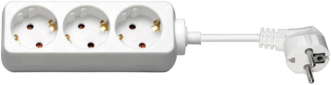 MicroConnect 3 way Schuko Socket 5M Barres d'alimentation - vue 2