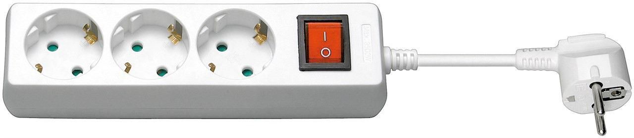 MicroConnect 3 way Schuko Socket 1.5M Barres d'alimentation - vue 2