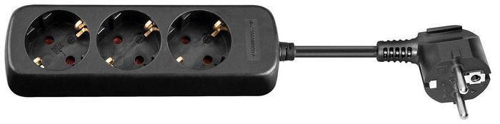 Microconnect 3 way Schuko Socket 3m - vue 2