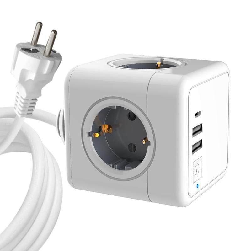 MicroConnect PowerCube 4 Schuko outlets Barres d'alimentation