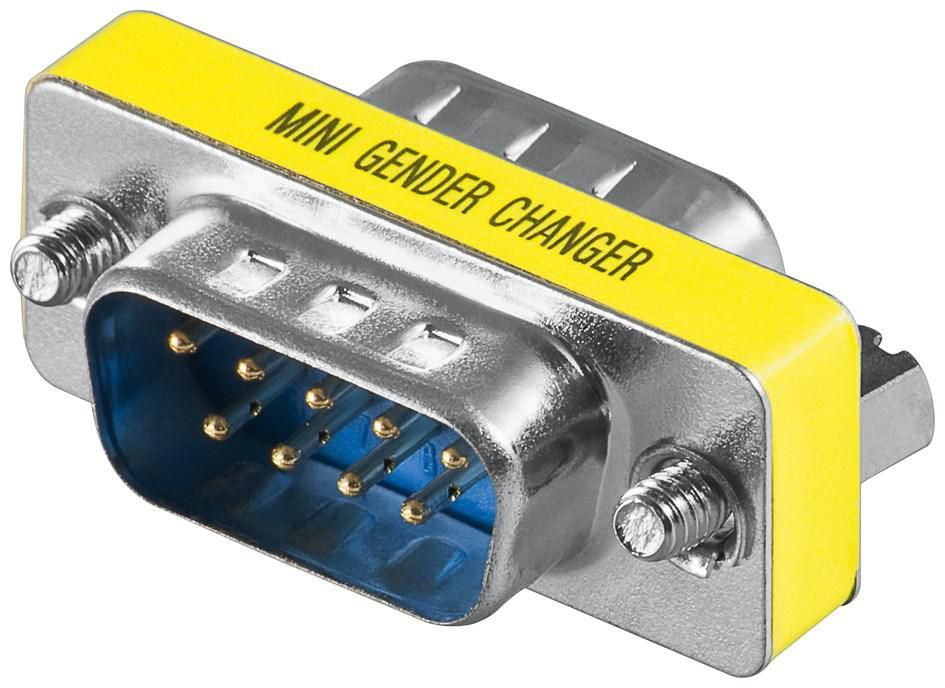 MicroConnect - Mini Gender DB9 Male - Male - Adaptateurs