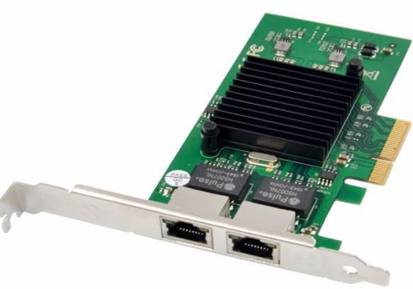 MicroConnect PCIe 82576 Dual network card MC JL82576EB - vue 2