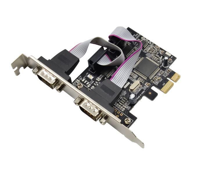 MicroConnect 2 Port Serial PCIe Card MC PCIE MCS2S - vue 2