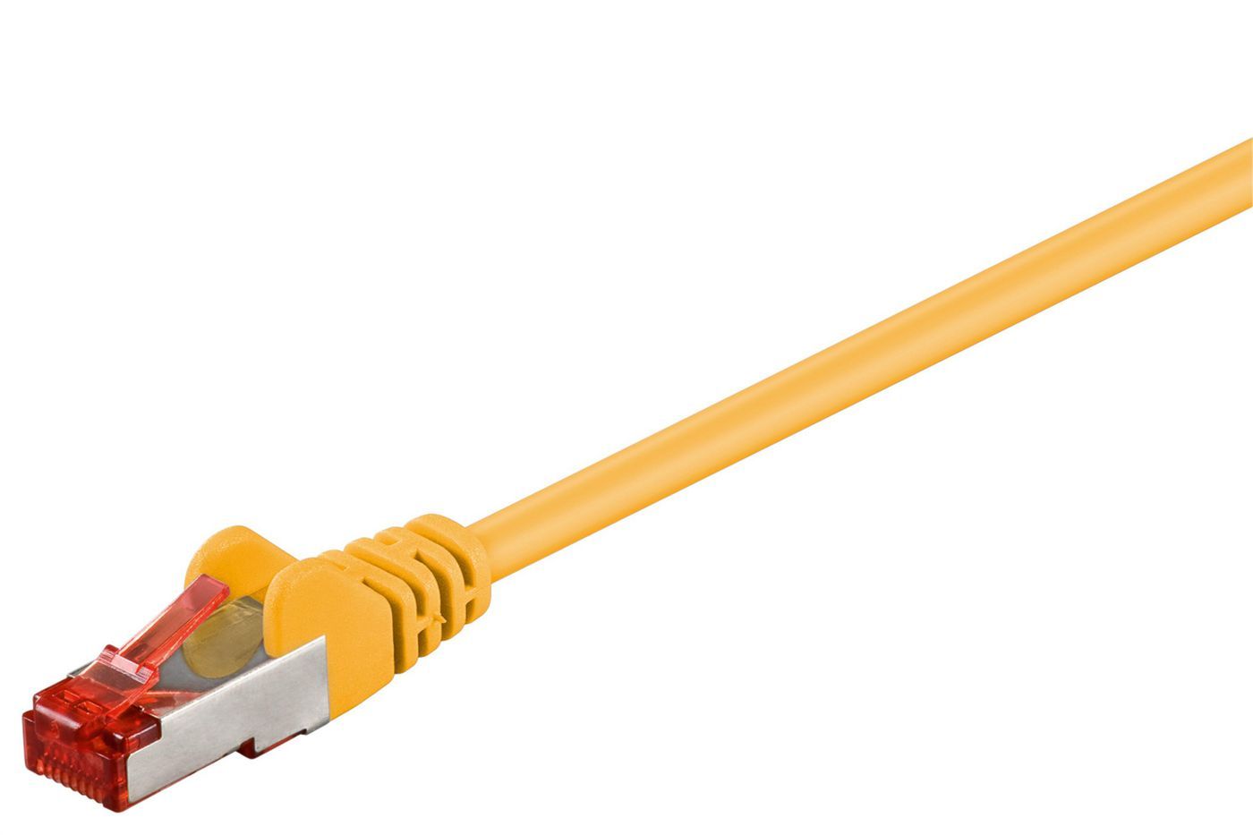 MicroConnect FUTP CAT6 2m Yellow PVC Câbles réseau