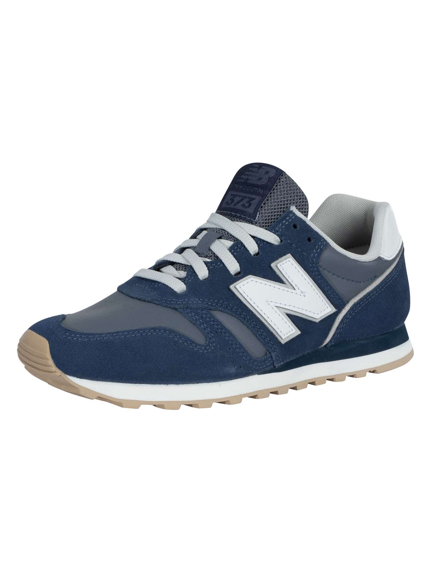 New Balance 373 Baskets En Daim, Bleu - 46 1/2