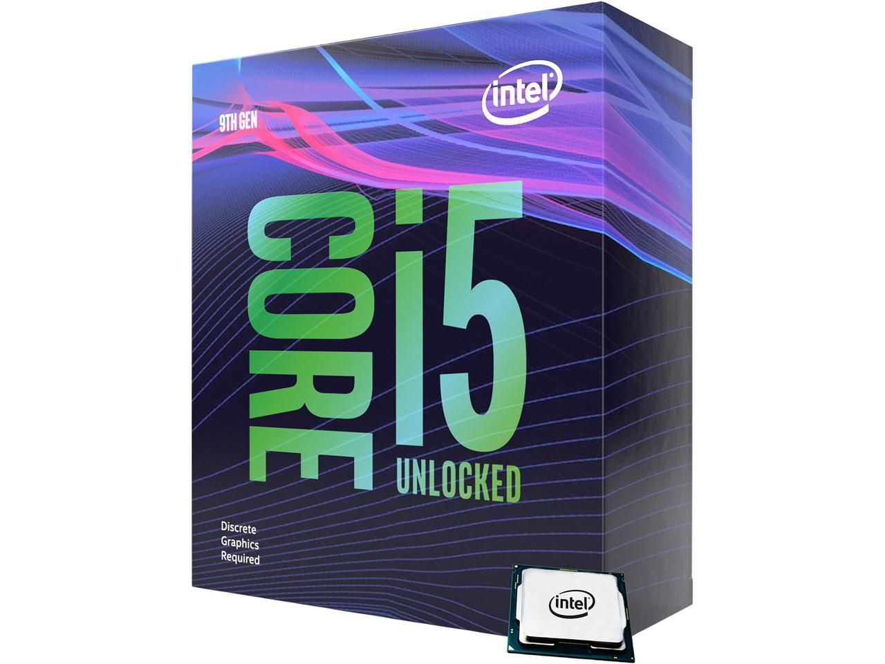 Intel Core i5 9600KF - 3.7 GHz - 6 coeurs - 6 fils - 9 Mo cache - LGA1151 Socket - OEM