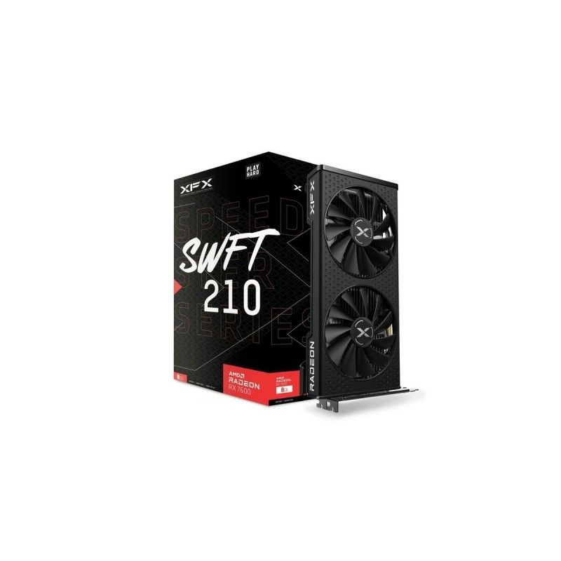 XFX SPEEDSTER SWFT 210 AMD Radeon RX 7600 Core Edition 8 Go GDDR6 Neuf - vue 4