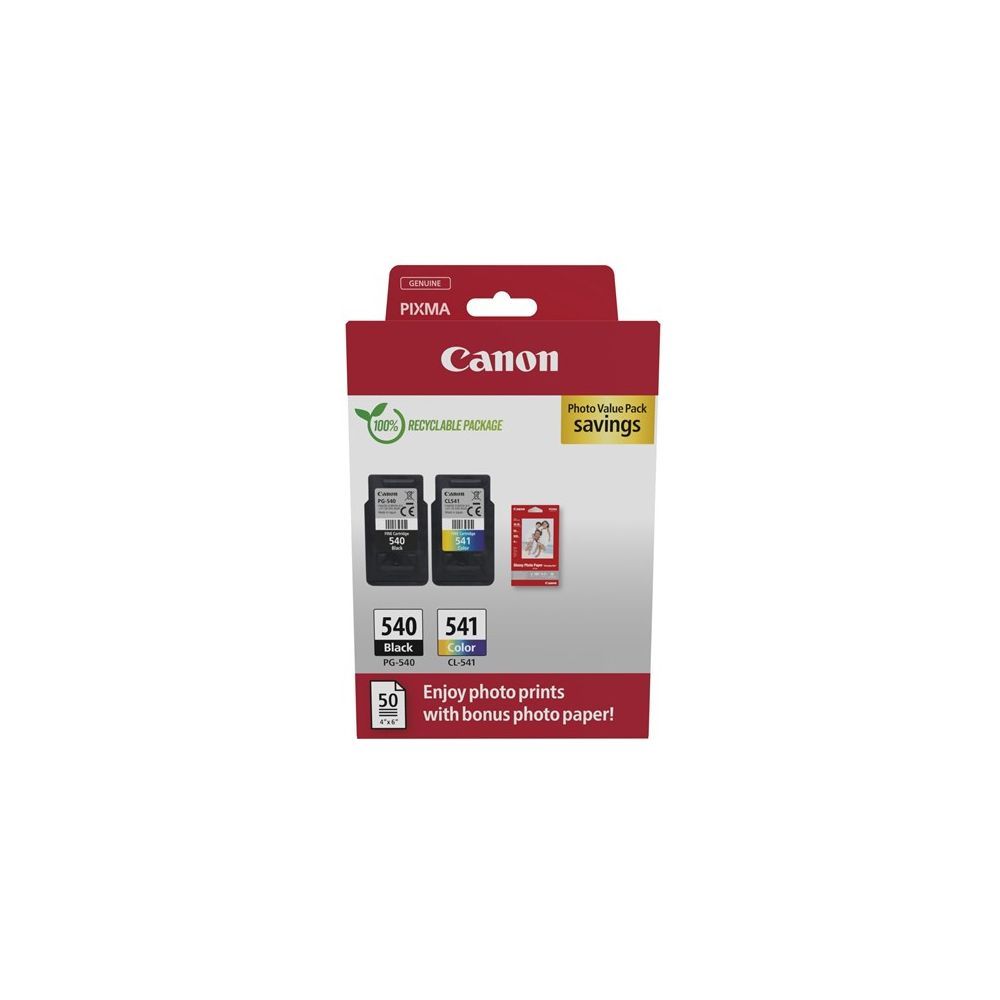 Pack De 2 Cartouches + Couleur Grande Capacité Canon Pg 540 /cl 541 Canon - vue 3