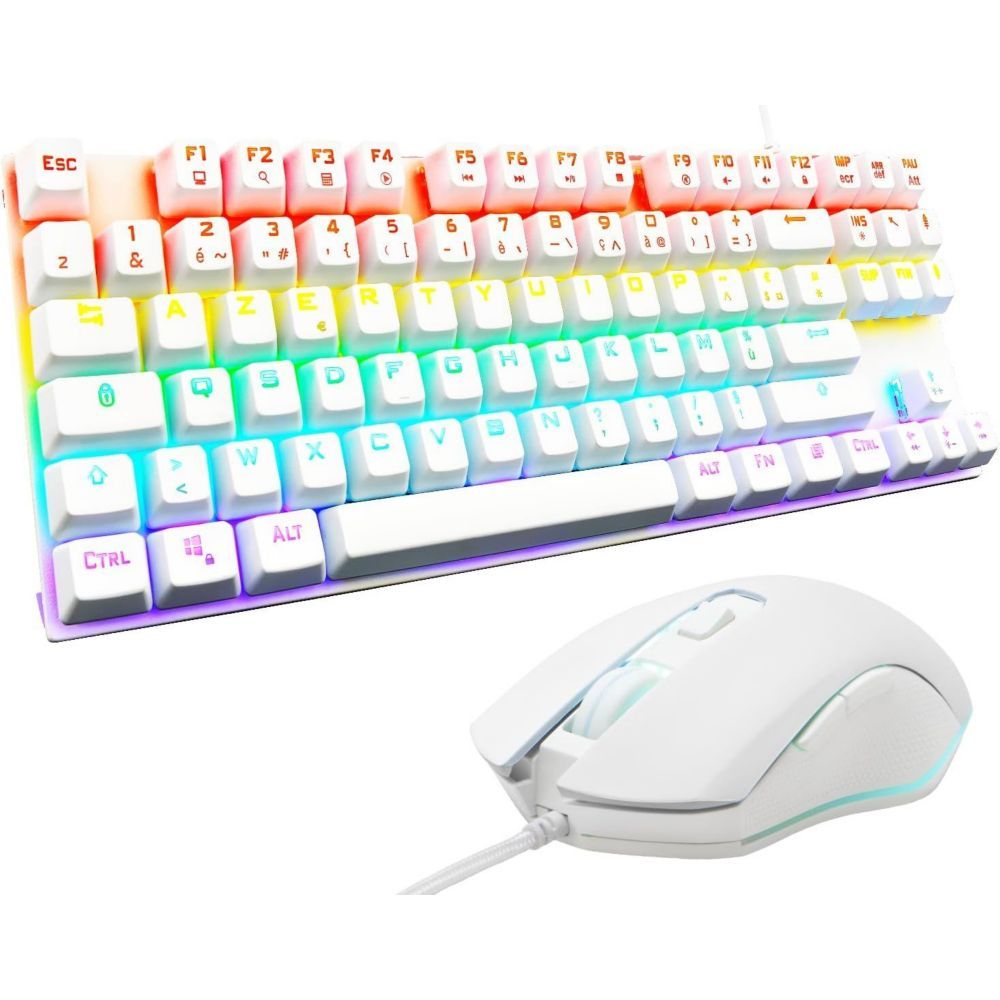 Pack clavier et gamer COMBO MERCURYW FR 2 EN 1