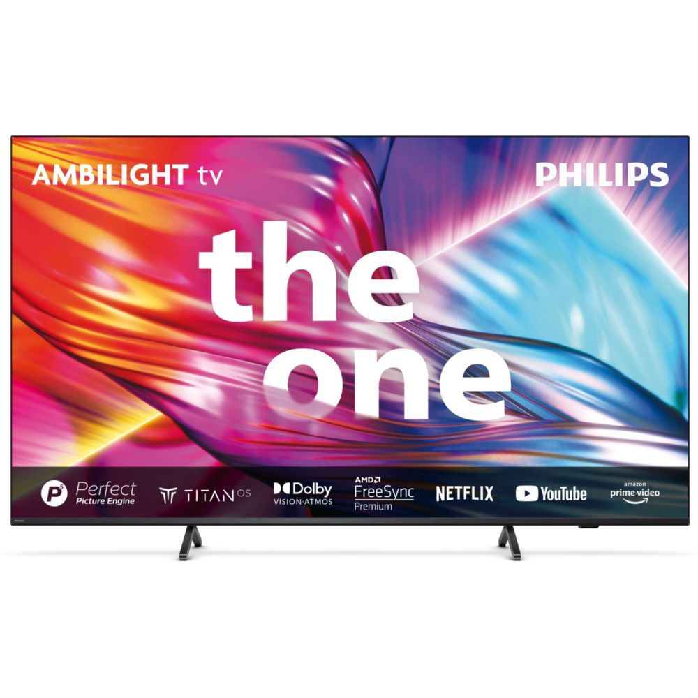 TV LED Philips The One 75PUS8909 189 cm Ambilight 4K UHD Smart TV 2024 Gris anthracite