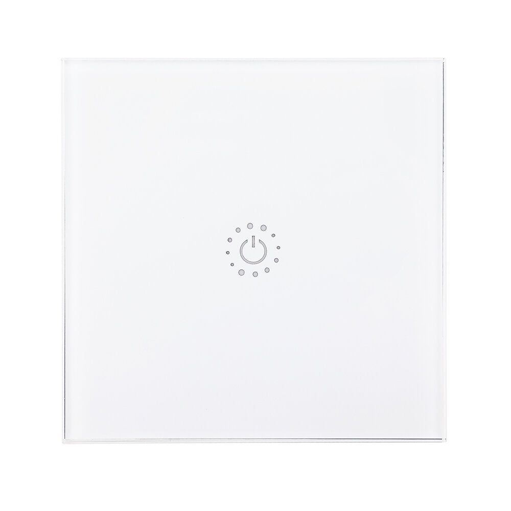 EU 433Mhz 1 Gang Smart WIFI Interrupteur de lumière Interruptor Touch Wall Power Switch App Télécommande Intelligent Switch Fonctionne avec Alexa Google Home