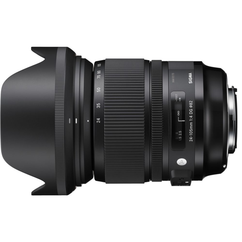 Objectif reflex Sigma 24 105 mm f4 DG OS HSM pour monture Nikon - vue 6