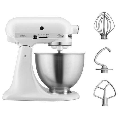 Kitchenaid Classic 5K45Ssefw - Robot Pã¢Tissier - 275 Watt - Blanc Mat