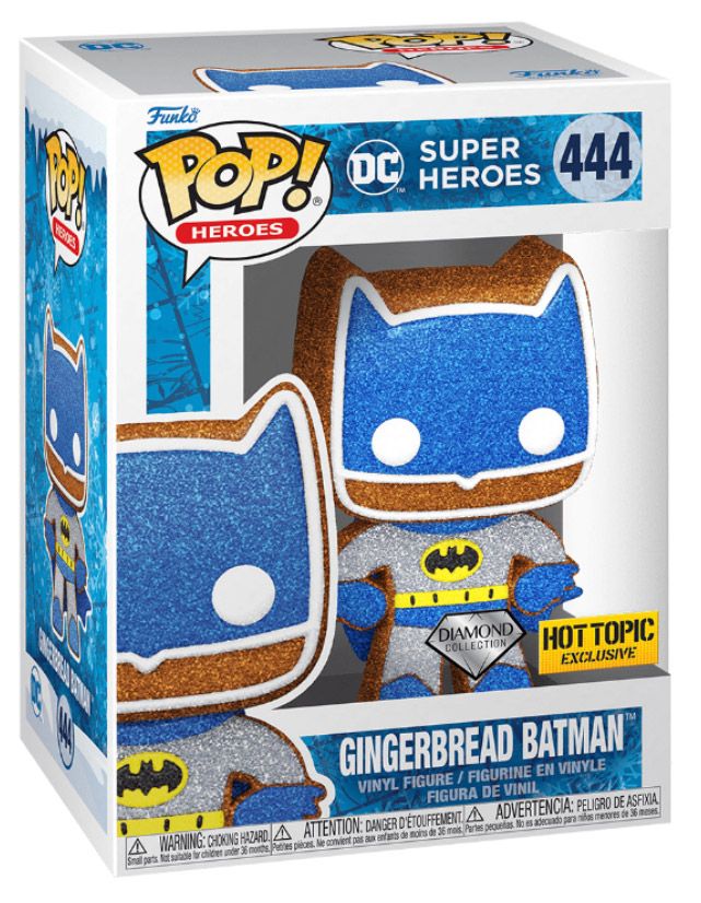 Figurine Funko Pop - Dc Super-Héros N°444 - Batman Pain D'épices - Diamant (66640)