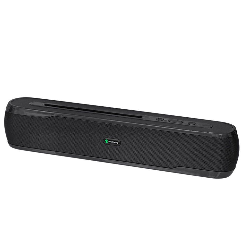 Audio d'ordinateur avec support de téléphone Haut-parleur Bluetooth sans fil Portable Mini Vard Subwoofer Rechargeable, Noir