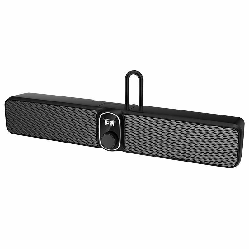 Barre de son Bluetooth Subwoofer Stéréo HIFI Bass Haut-parleurs avec support pour téléphone Music Play Center Soundbar, sans Bluetooth