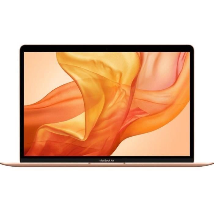MacBook Air 13"Core i5 1,6 Ghz 8 Go 256 Go SSD Or (2019) - Batterie Neuve - Reconditionné - Très bon état