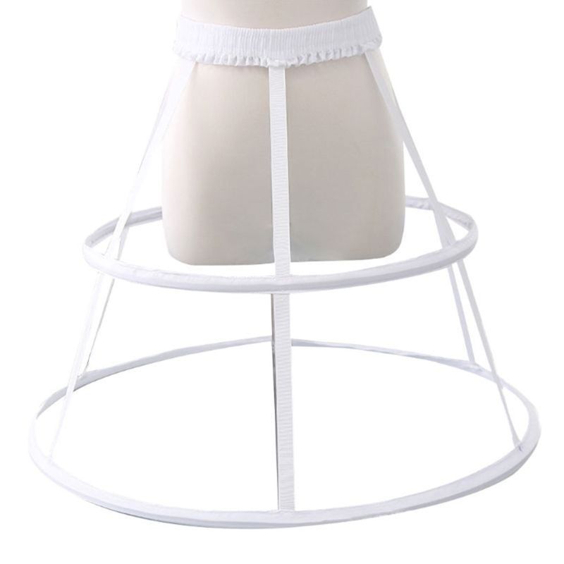 Jupe-Culotte Crinoline Pour Mariage",Pour Femmes Et Filles,Ceinture Élastique Réglable,"Jupon À 2 Cerceaux