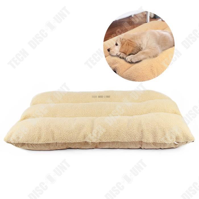 Meilleurs prix pour TD® Tapis pour chien en coton et laine grand, moyen et petit chenil Tapis amovible et lavable pour animaux de compagnie, S 75 *