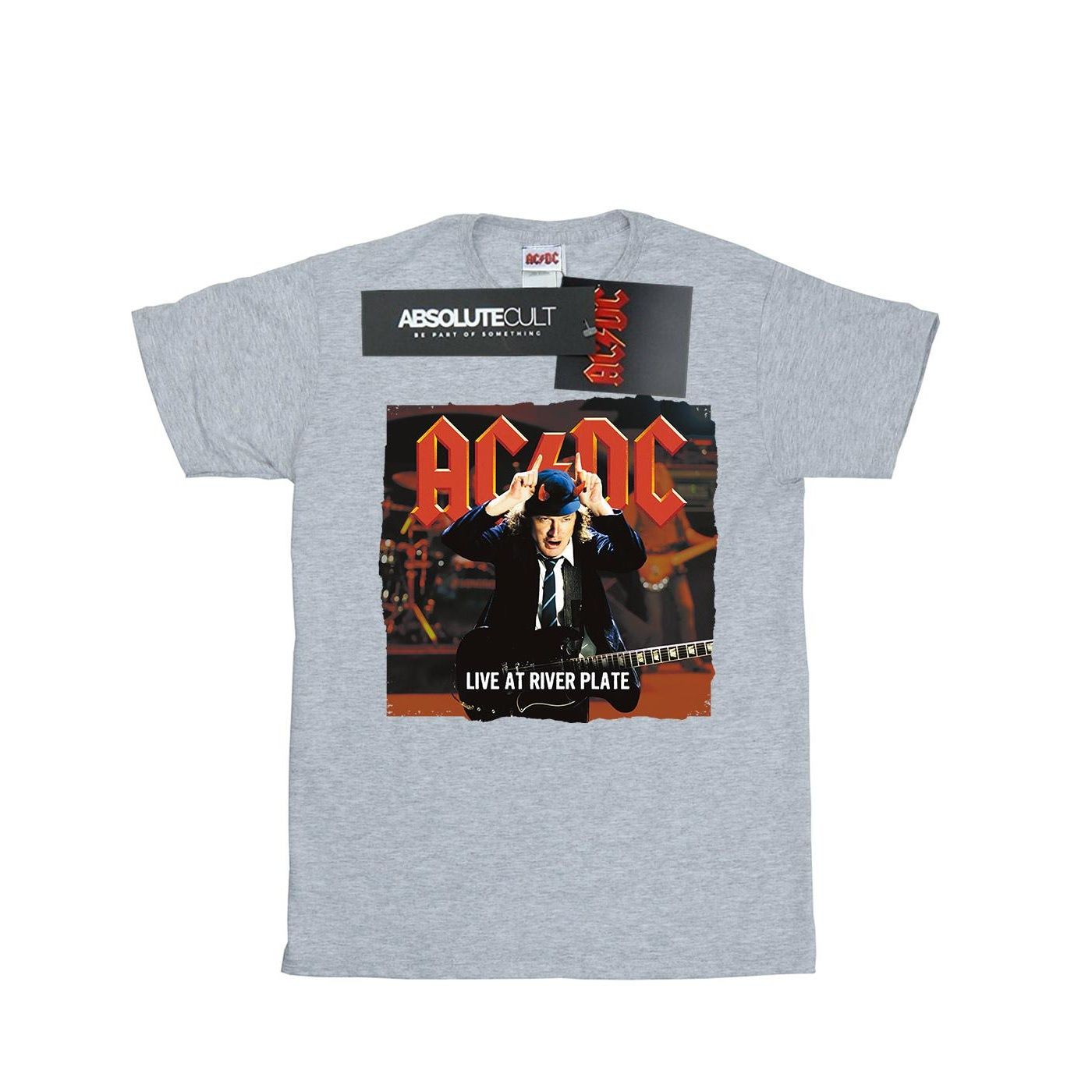 Ac/Dc - T-Shirt Live At River Plate Columbia Records - Garçon