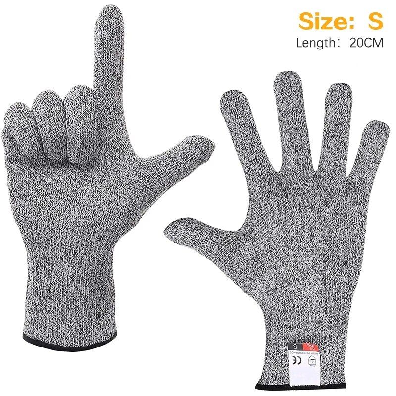 Gants de s¿¿curit¿¿ de travail de niveau 5",mitaines anti-coupures,haute r¿¿sistance,industrie,cuisine,jardinage,anti-rayures,"coupe de verre anti-coupures - Type S