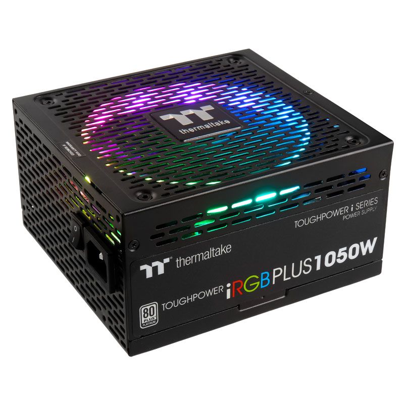 Thermaltake ToughPower iRGB PLUS TPI 1050DH3FCP TT Premium Edition alimentation électrique interne ATX12V 2.4/ EPS12V 2.92 80 PLUS Platinum CA 100 240 V 1050 Watt PFC active ...