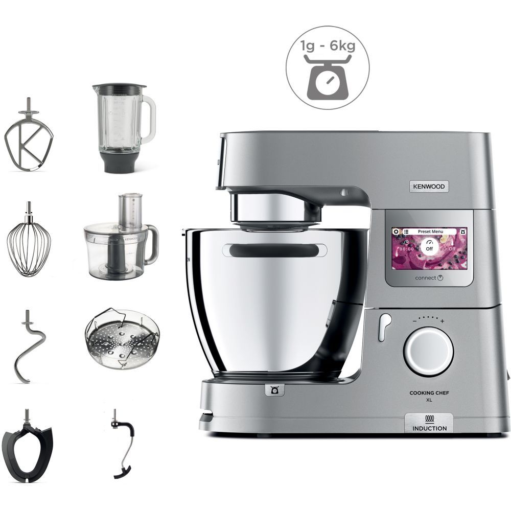 Kenwood Cooking Chef KCL95.429SI - Machine de cuisine - 6.7 litres - 1.5 kWatt - argent