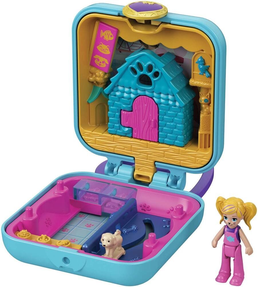 Polly Pocket Coffret Animalerie Avec Mini Poupée Et Grand Accessoire