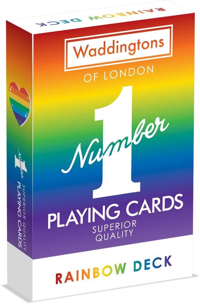 Winning Moves Jeu de 54 Cartes Arc en ciel Jeu de société Jeux de cartes A partir de Version française