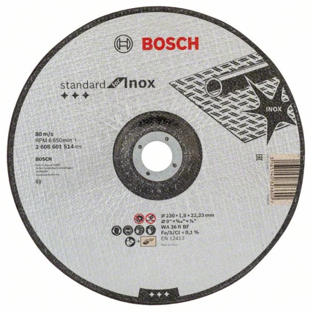 Bosch Disque tronçonner inox WA 36 R BF 230 mm - vue 2