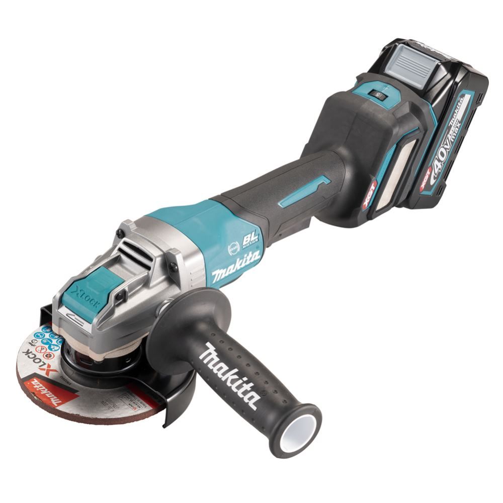 Makita GA 044 GZ Meuleuse d'angle sans fil 40 V max. 125 mm X LOCK Brushless Solo sans batterie sans chargeur - vue 2