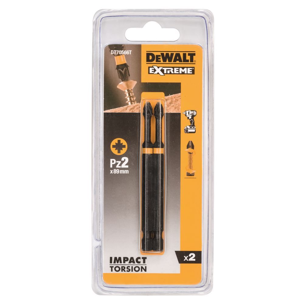 Boîte d'embouts impact torsion DEWALT 25 x PH2