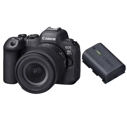 Canon R6 II + RF 24 105mm + Batterie - vue 2