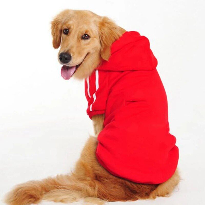 Comparer les prix de Vêtements Chauds En Coton Pour Grands Chiens,Sweats À Capuche Pour Chiens,Tenues Pour Animaux De Compagnie,Bouledogue,Pitbull,Manteau,Veste,Vêtements,Produits Pour Animaux De Compagn - Type Red-8xl