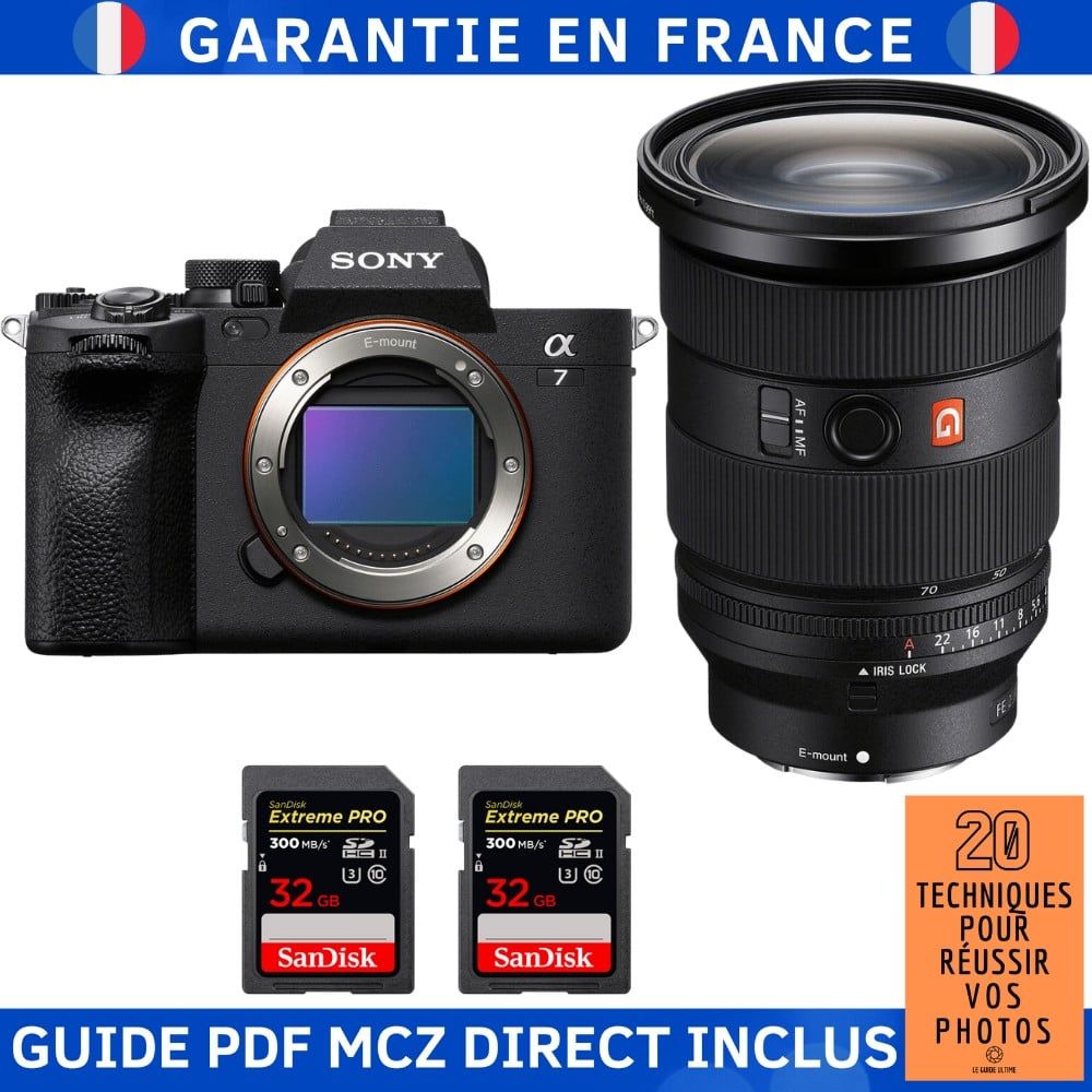 Sony Alpha 7 IV + FE 24 70mm f2.8 GM II + 2 SanDisk Extreme PRO UHS II SDXC 300 MB/ + Guide PDF MCZ DIRECT '20 TECHNIQUES POUR RÉUSSIR VOS PHOTOS - vue 3