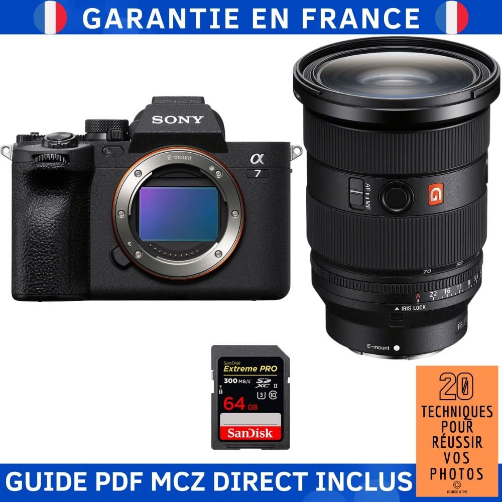 Sony Alpha 7 IV + FE 24 70mm f2.8 GM II + 1 SanDisk Extreme PRO UHS II SDXC 300 MB/ + Guide PDF MCZ DIRECT '20 TECHNIQUES POUR RÉUSSIR VOS PHOTOS - vue 2