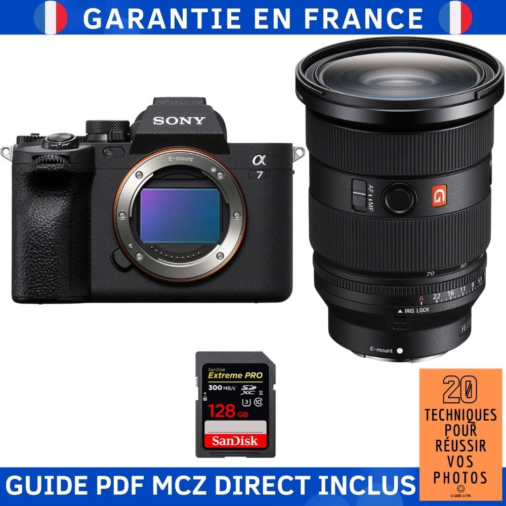 Sony Alpha 7 IV + FE 24 70mm f2.8 GM II + 1 SanDisk Extreme PRO UHS II SDXC 300 MB/ + Guide PDF MCZ DIRECT '20 TECHNIQUES POUR RÉUSSIR VOS PHOTOS - vue 3