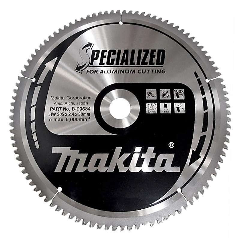 Lame De Scie Spécial Aluminium Makita B 33358 Ø305mm 100 Dents anciennement B 09684
