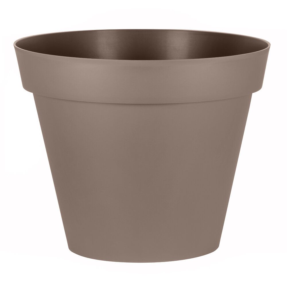 Pot De Fleur Rond Toscane Ø 100 X H.79 Cm - Taupe