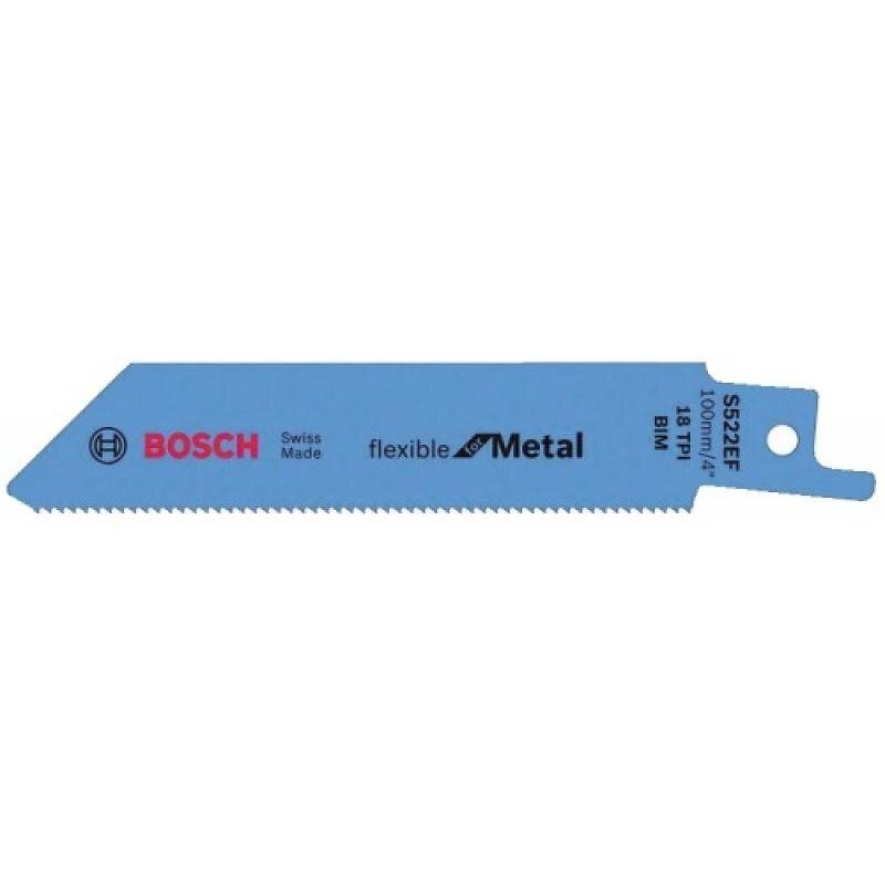 Lot de 5 lames de scie sabre Flexible for Metal 100x19x0,9 mm BOSCH 2608656012