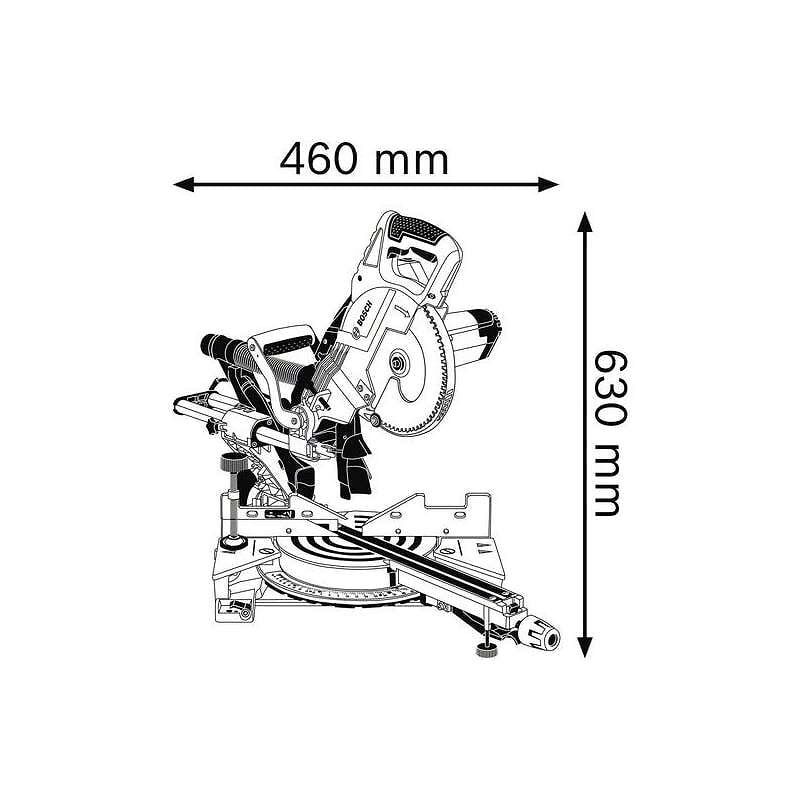 Bosch GCM 8SJL+GTA2600 - vue 2